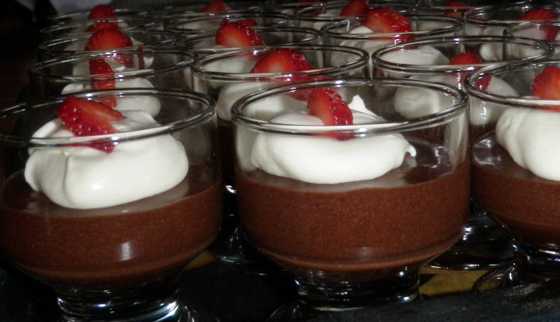 Chocolate dessert, El Monte Sustainable Lodge, MIndo